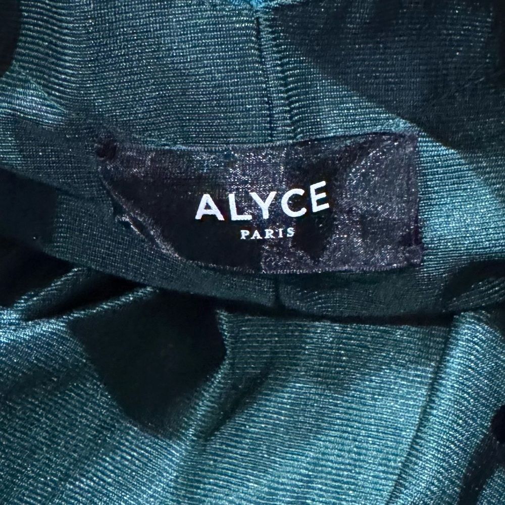Alyce Paris Teal Mini Dress Women’s 2 - Picture 3 of 4